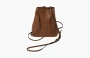 Miu Miu Nappa Bucket Logo Bag "Brown" 