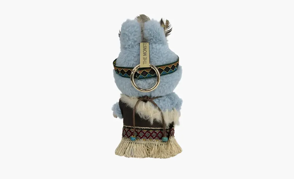 Pop Mart Hang Tag Box Sea Salt Coconut Tribal Feather Headdress