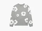 Denim Tears Cotton Wreath Long Sleeve T-Shirt Grey