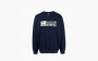 Sporty & RichSR Running Club Sweatshirt Crewneck Navy "Blue" 