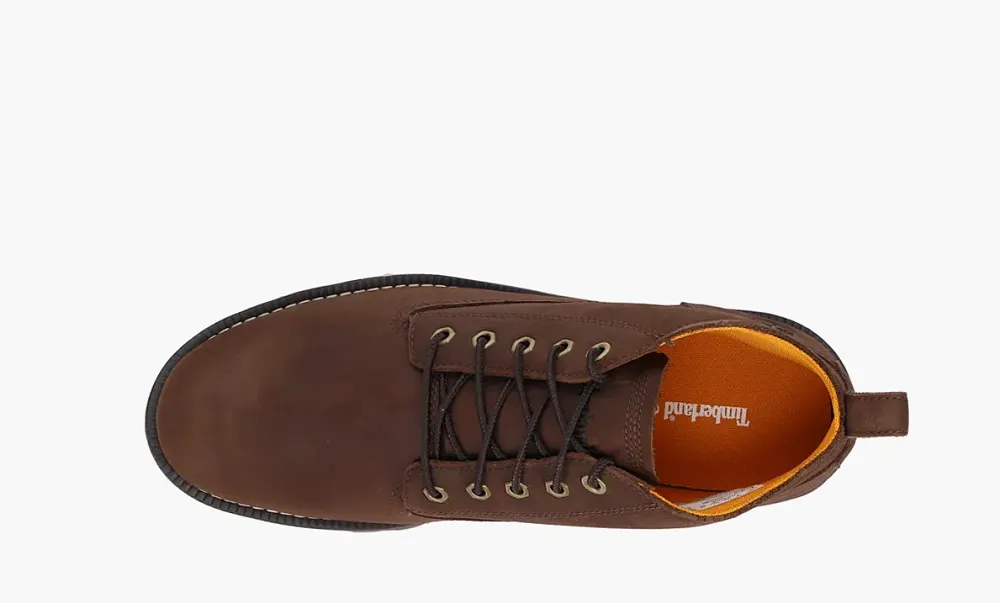 Timberland Redwood Falls Waterproof Wide Fit Chukka Boots Dark Brown Full Grain