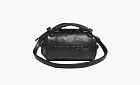 Adidas Polyurethane Pillow Bag Cylinder Bag Shoulder Black