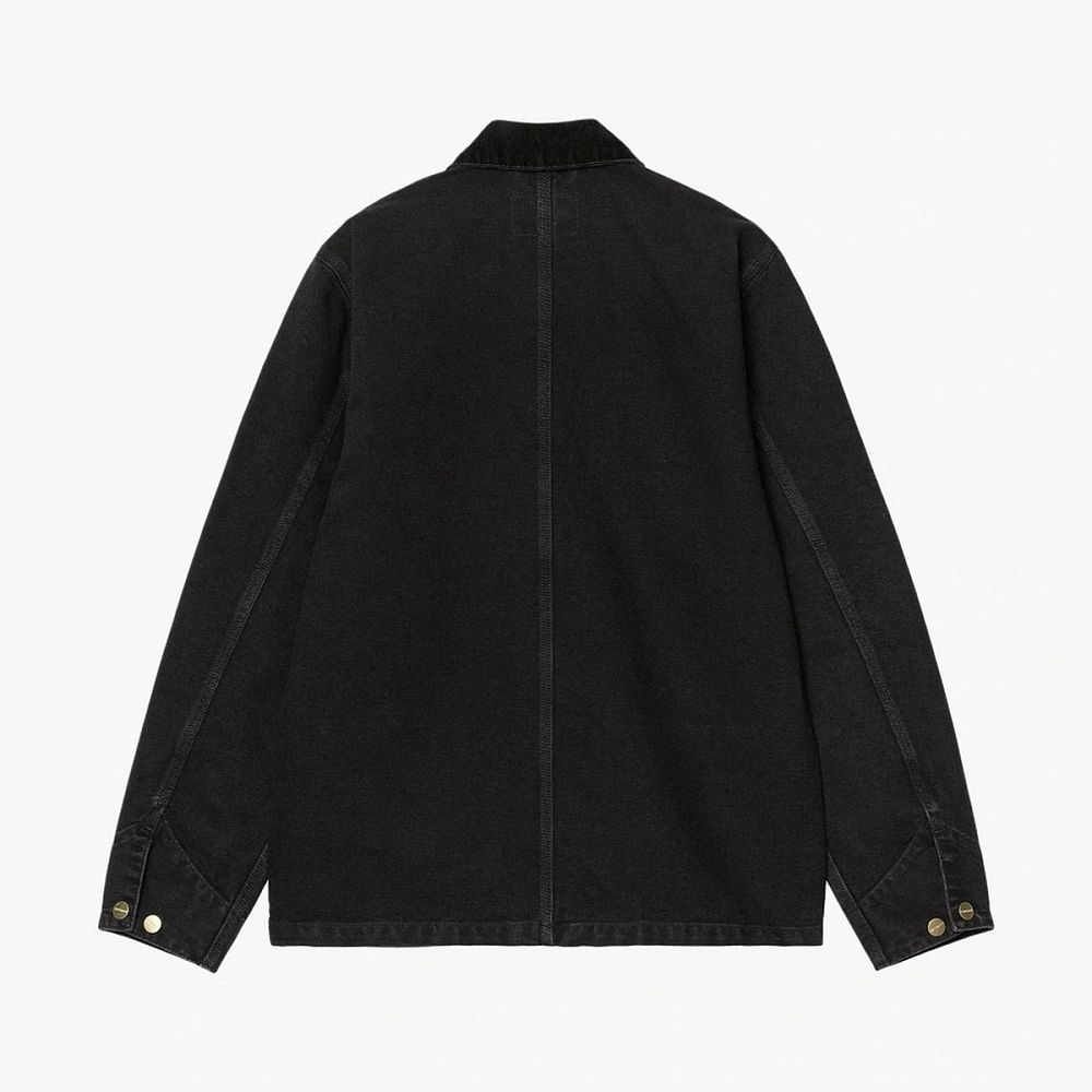 Carhartt WIP Michigan Coat Black Stone Washed