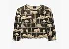 Enfants Riches Déprimés Diary Long Sleeve T-Shirt Ivory/Black
