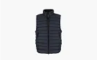C.P. Company Vest With Mock Neck And Logo Blue
