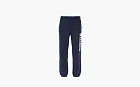 Sporty & Rich Logo-Print Tapered Trousers Blue