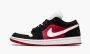 Air Jordan 1 Low WMNS Black White Gym Red 