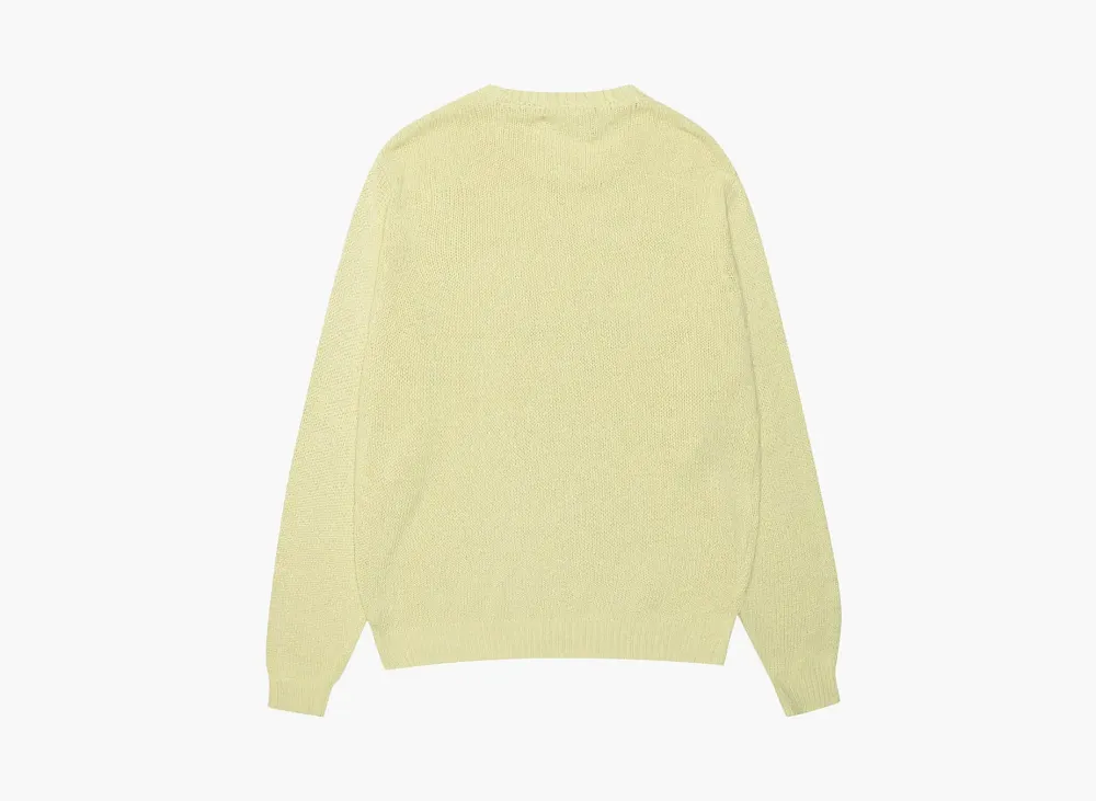 Stussy Surf Team Sweater Faded Lime