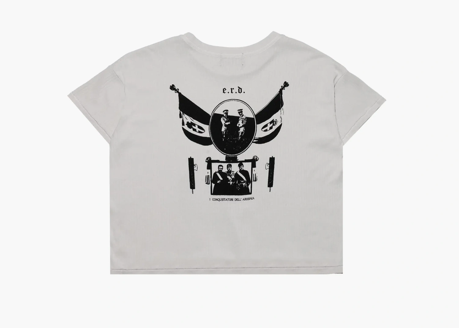 Enfants Riches Déprimés Tabac Rat Mesh Shirt Faded White  Enfants Riches Déprimés Tabac Rat Mesh Shirt Faded White
