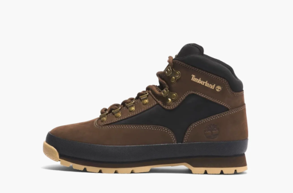 Timberland Euro Hiker Mid Boot Dark Brown Nubuck 