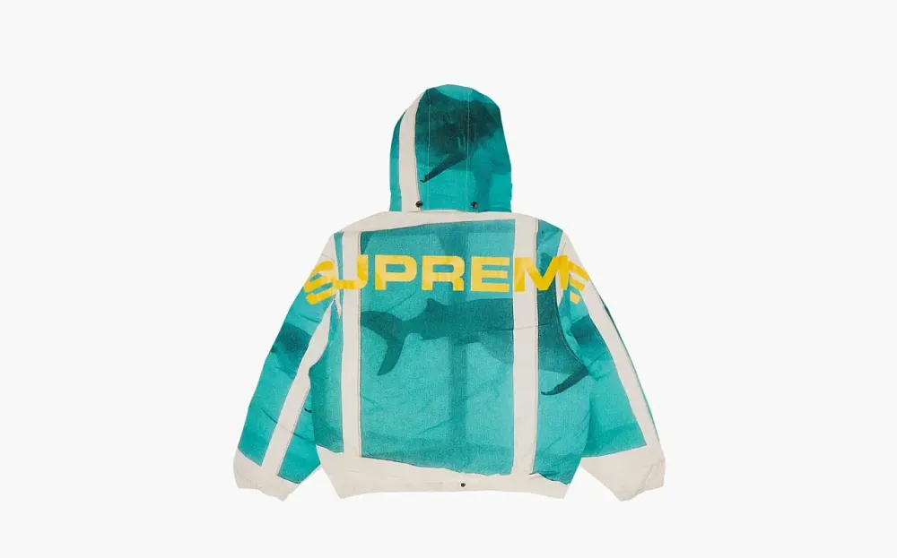 Supreme x Damien Hirst Down Puffer Jacket White