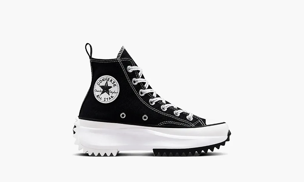 Converse Run Star Hike Hi Holiday Black White