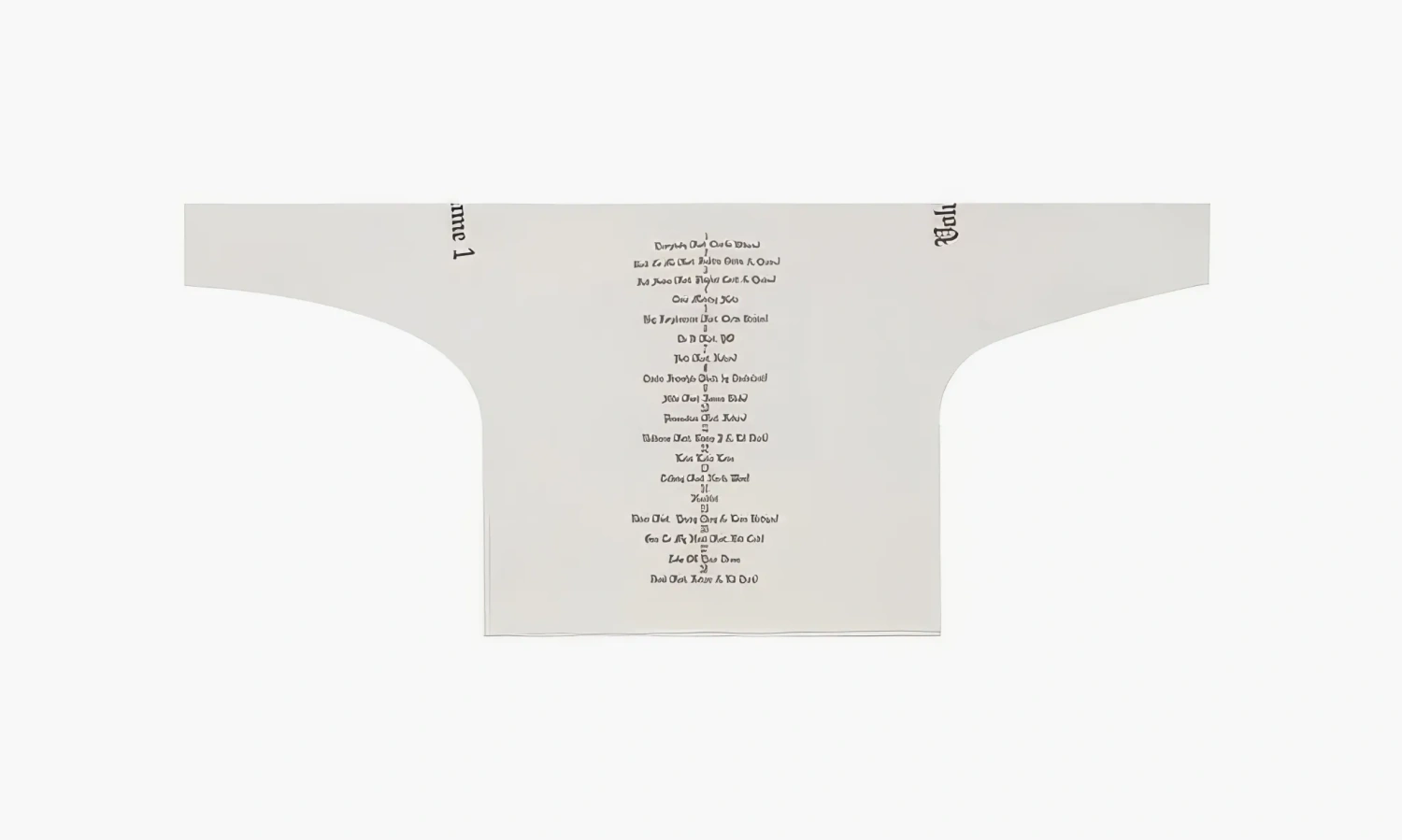 Yeezy Gosha Vultures Long T-shirt White 