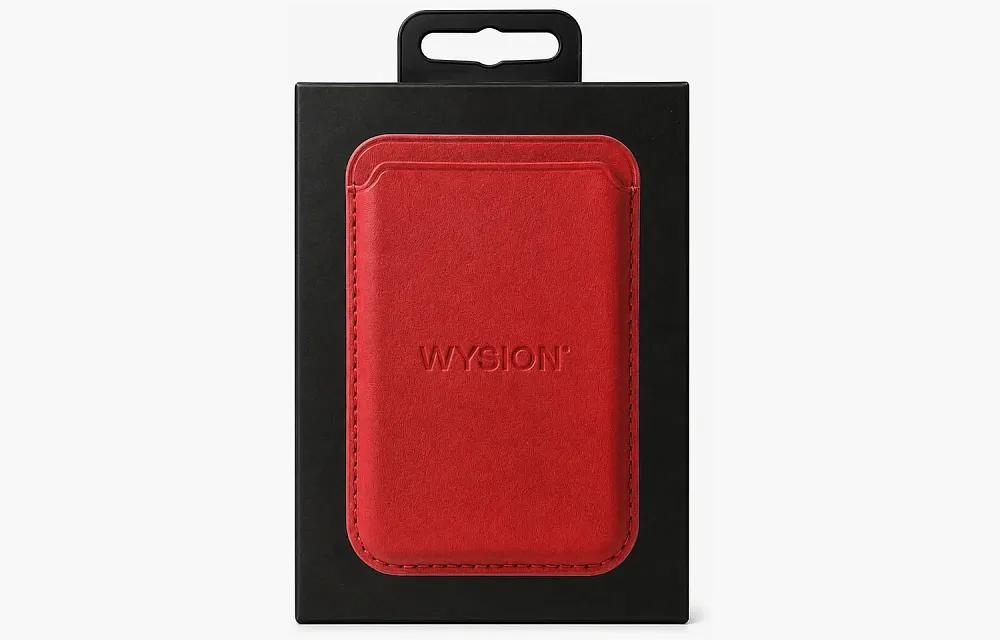 WYSION MAGSAFE WALLET RED