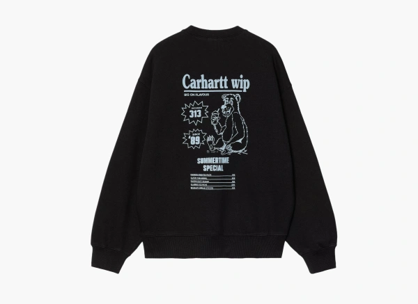 Carhartt WIP Catalogue Sweatshirt Black 