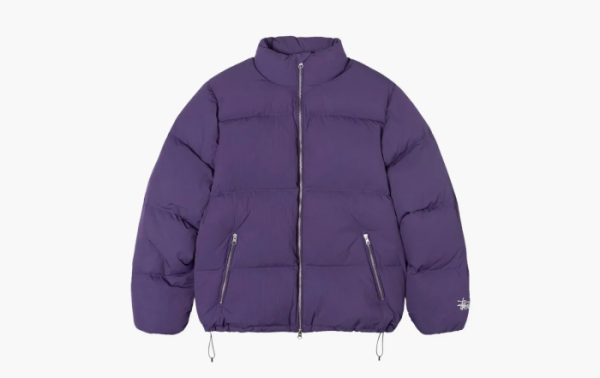 Stussy Down Puffer Nylon Purple 