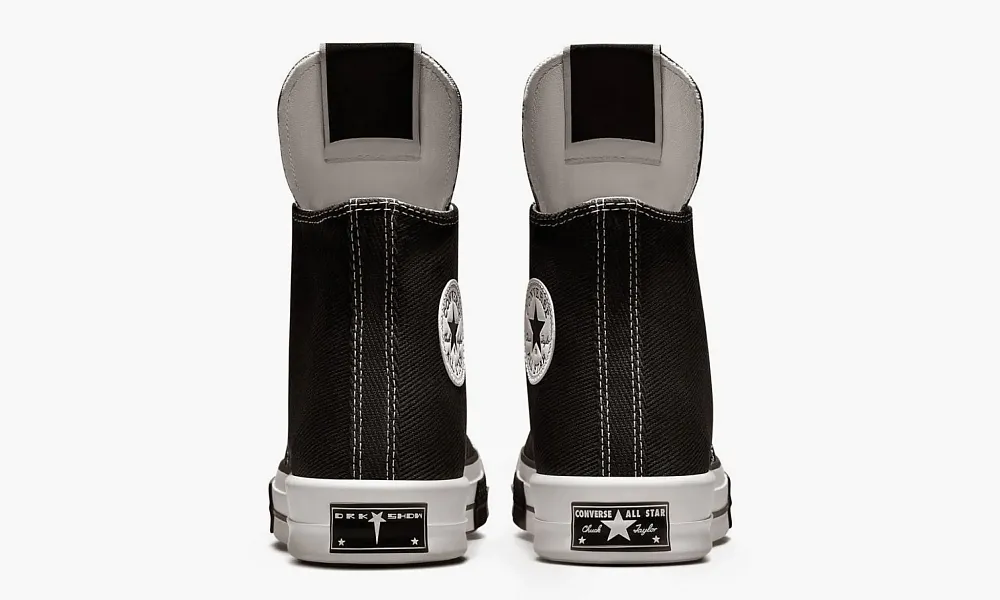 Rick Owens X Converse Drkshdw Drkstar Chuck Taylor All Star High Black