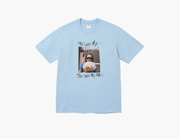 Supreme Max B Tee Powder Blue 