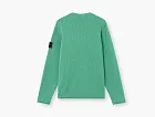 Stone Island Organic Cotton Nylon Crewneck Jumper Malachite