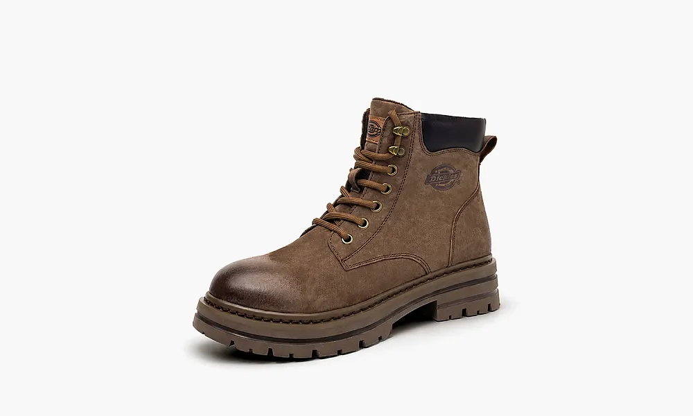 Dickies Fleece Lined Outdoor Boots Brown