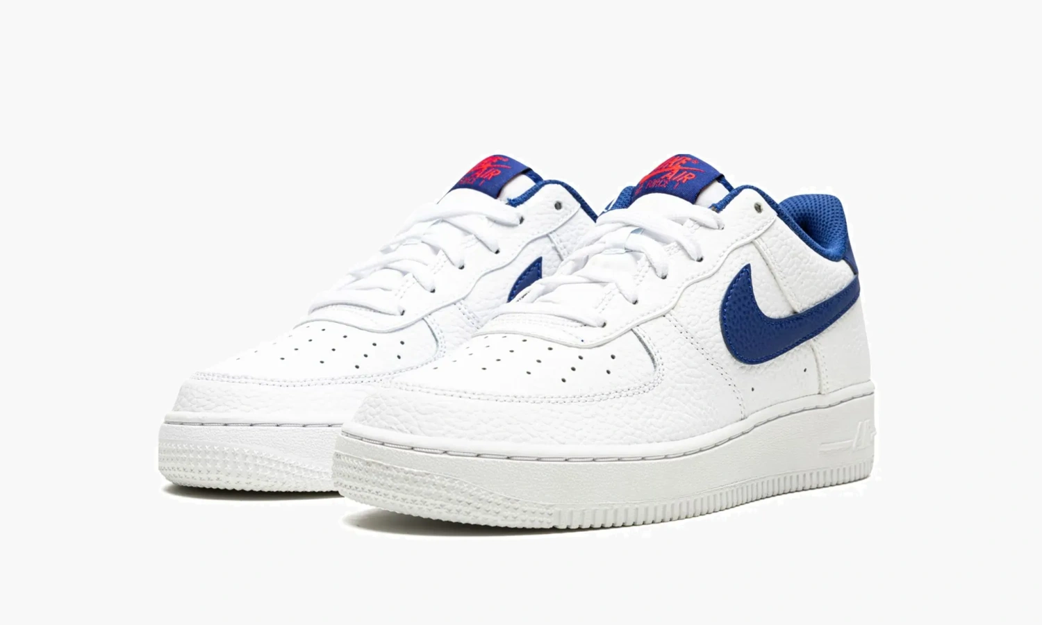 Air Force 1 Low GS "White / Deep Royal Blue" 