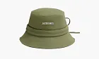 Jacquemus Cotton Hat Olive