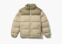 Carhartt WIP Embroidered Quilted Zip-Up Down Puffer Jacket Dark Skin  Carhartt WIP Embroidered Quilted Zip-Up Down Puffer Jacket Dark Skin