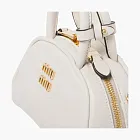 Miu Miu Patent Leather Top-Handle Bag White