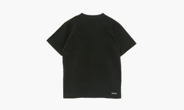 Sacai T-shirt Black Rose  Sacai T-shirt Black Rose