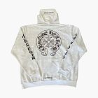 Chrome Hearts Plus Cross Horseshoe Hoodie White