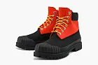 Timberland Premium 6 Inch Waterproof Boot Medium Orange Nubuck with Black
