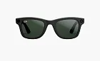 Ray-Ban Meta Wayfarer Sunglasses Matte Black / Graphite with Blue-Violet Light Filter (Size 50)