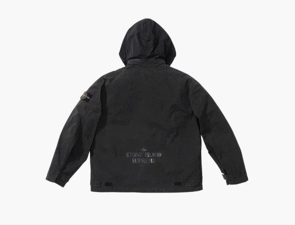 Supreme x Stone Island Cotton Cordura Shell Jacket Black  Supreme x Stone Island Cotton Cordura Shell Jacket Black