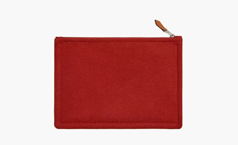 Hermès Mainland China Mises et Relances H Evelyne mail tray Brown Red