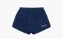 Sporty & Rich Rizzoli Logo Printed Track Shorts Navy Blue 