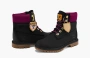 Timberland Heritage 6 Inch Waterproof Boots WMNS Black Nubuck With Pink 