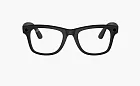 Ray-Ban Meta Wayfarer Sunglasses Black Clear/Grey