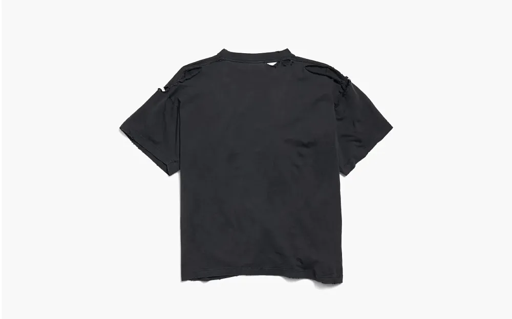 Balenciaga Queer Typo Boxy T-Shirt Black