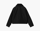 Carhartt WIP Newkirk Jacket Black Sherpa Collar