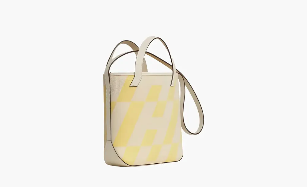 Hermès Cabas Handbags Yellow