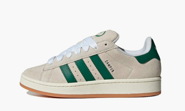 Adidas Campus 00s Crystal White Dark Green 