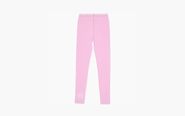 Chrome Hearts Logo Leggings Baby Pink 