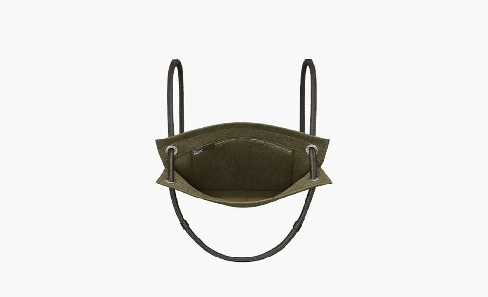 Hermes Cotton Shoulder Bag Regular Khaki