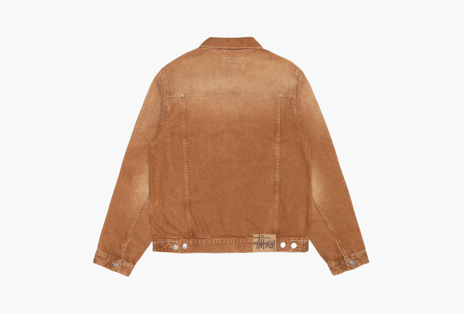 Stussy Trucker Jacket Vintage Denim  "Brown" 