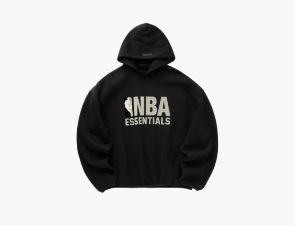 Fear of God Essentials x NBA Hoodie Black  Fear of God Essentials x NBA Hoodie Black