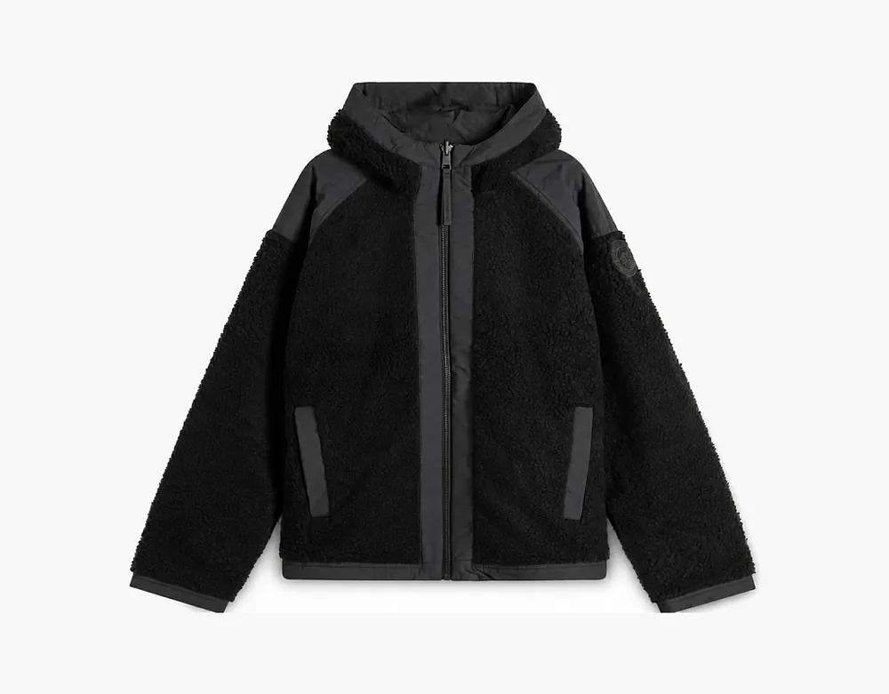 Canada Goose Alberni Reversible Fleece Bomber 'Black/Black'