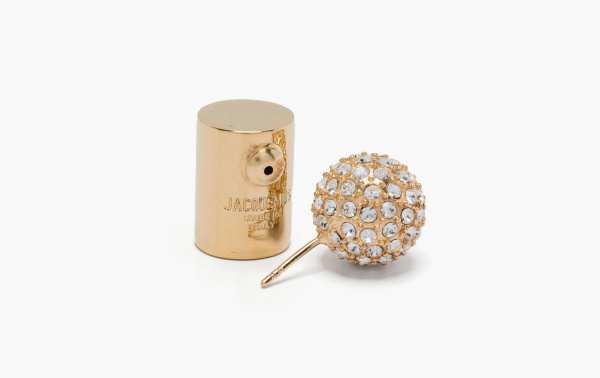 Jacquemus Perlina Earrings Gold/Crystal 