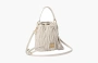 Miu Miu Matelasse Nappa Leather Bucket Bag "White" 