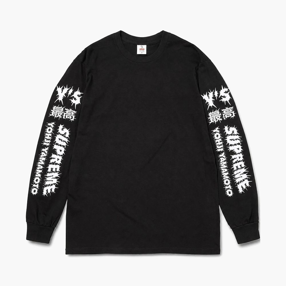 Supreme x Y's by Yohji Yamamoto L/S Tee Black
