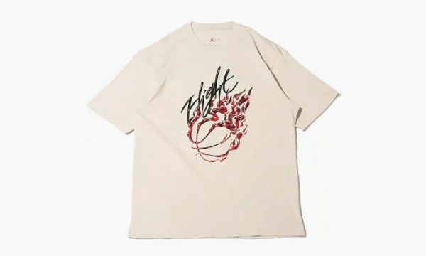Travis Scott X Jordan Flight Graphic Tee Cream 